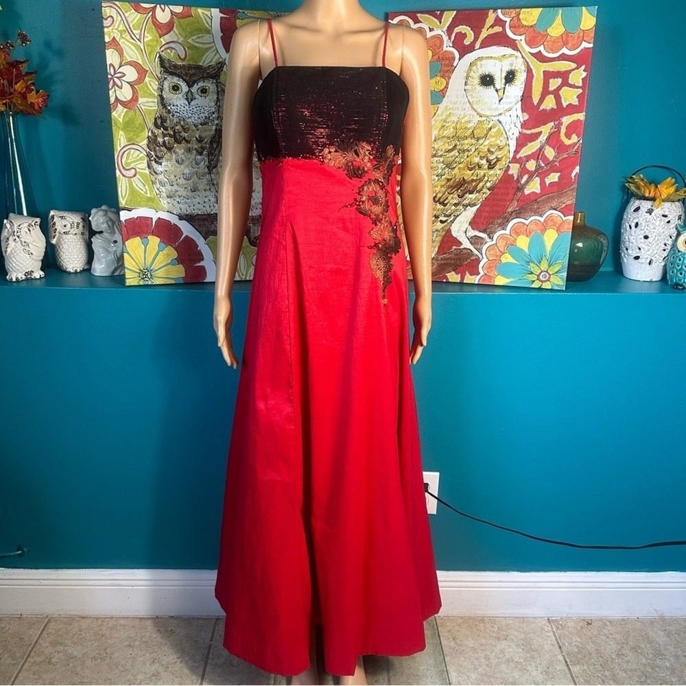 Vintage June Formal Red Dress